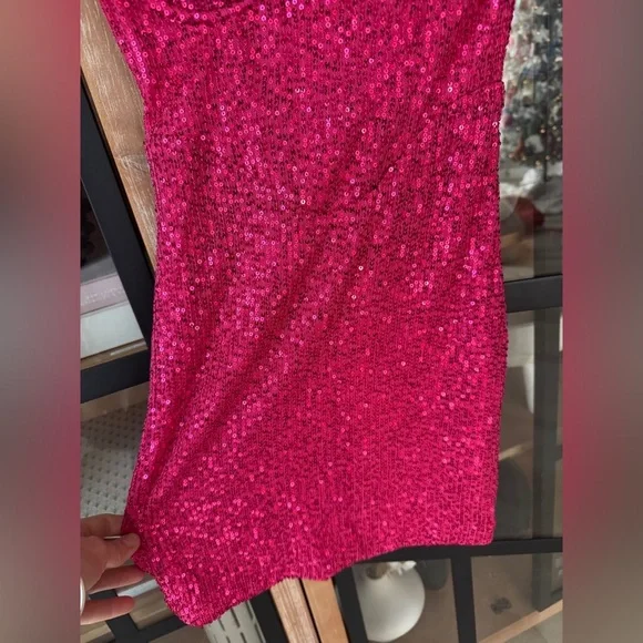 Hello Molly Fun Party Girl sequins mini dress bodycon corset barbiecore vegas - Picture 5 of 8